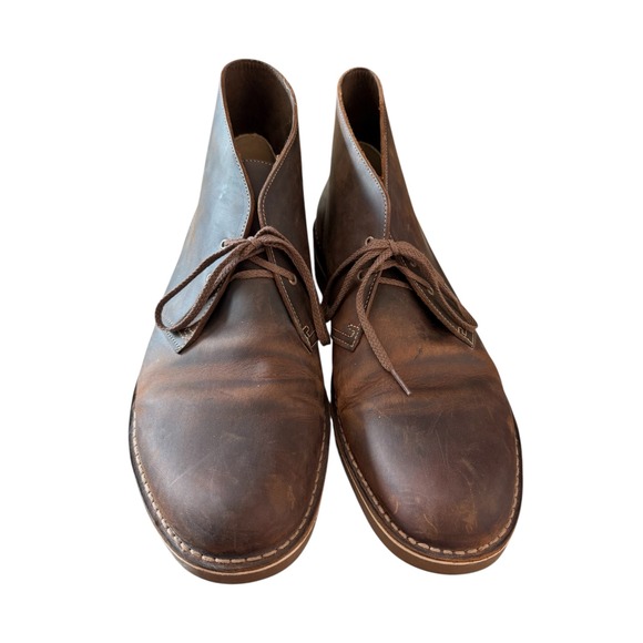 Clarks Originals Desert Boot Mens 15 Beeswax Brown Leather Chukka Boots Ankle main image 8